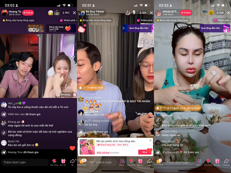cách tăng mắt livestream TikTok