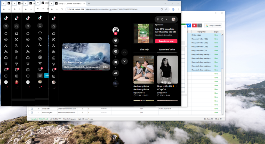 Phần mềm seeding TikTok